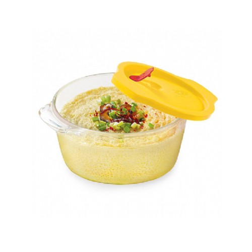 LocknLock Oven Egg Glass Steamer 460ml - LLG506