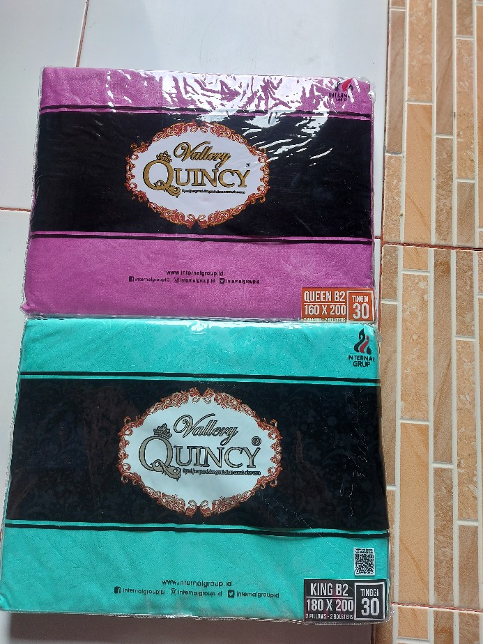 Set Sprei Polos 180x200 160x200 Tinggi 30 Quincy Vallery Warna Latte Chiffon Sp180vlr Sleepwell
