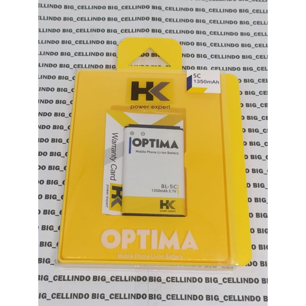 Batere Batre Baterai Nokia 105 106 107 150 216 216 222 1100 2300 1650 BL5C BL-5C Asli Original HK OP