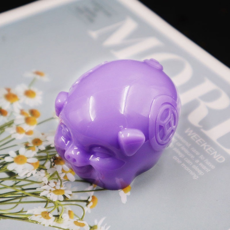 SIY  DIY 3D Lucky Pig Soap Molds Blessings Fortune Pig Resin Casting Silicone Molds