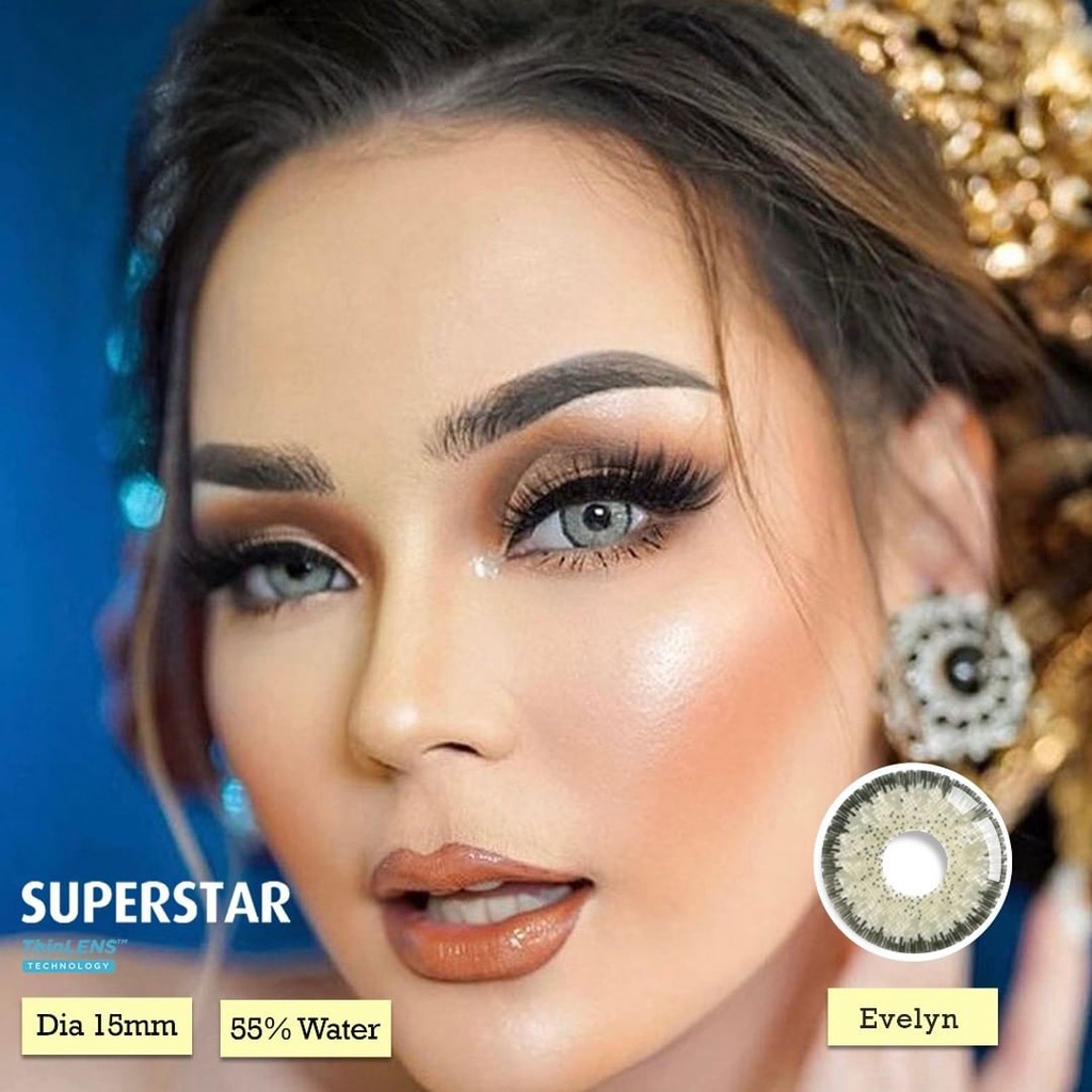 Superstar Evelyn lensa warna softlens premium