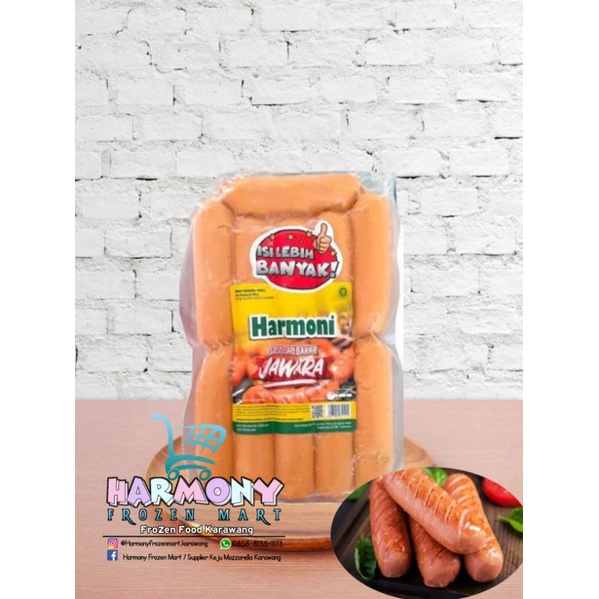 

Harmoni Jawara Sosis Bakar Minj 500gr isi 10+1