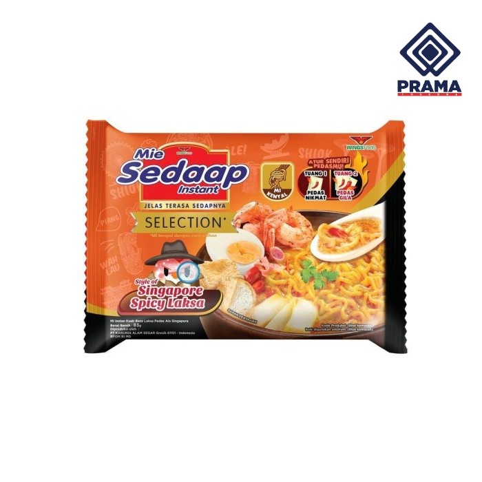 

SEDAAP MIE SINGAPORE SPICY LAKSA 83GR