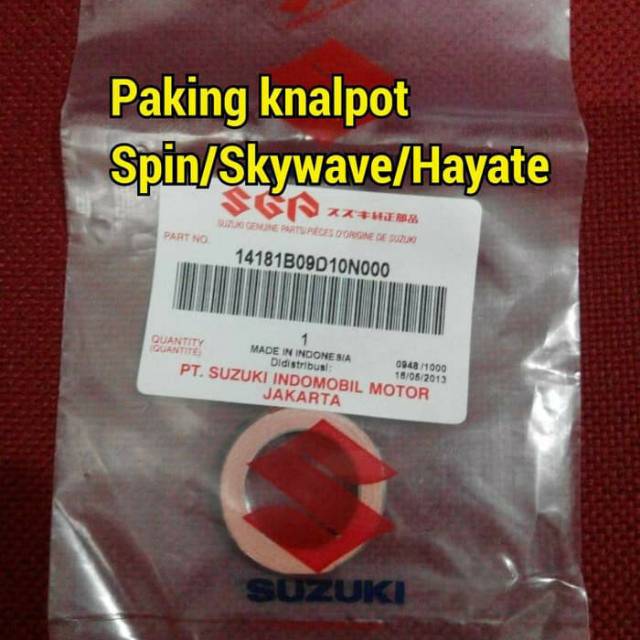 Paking Knalpot Suzuki Spin, Skywave, Hayate