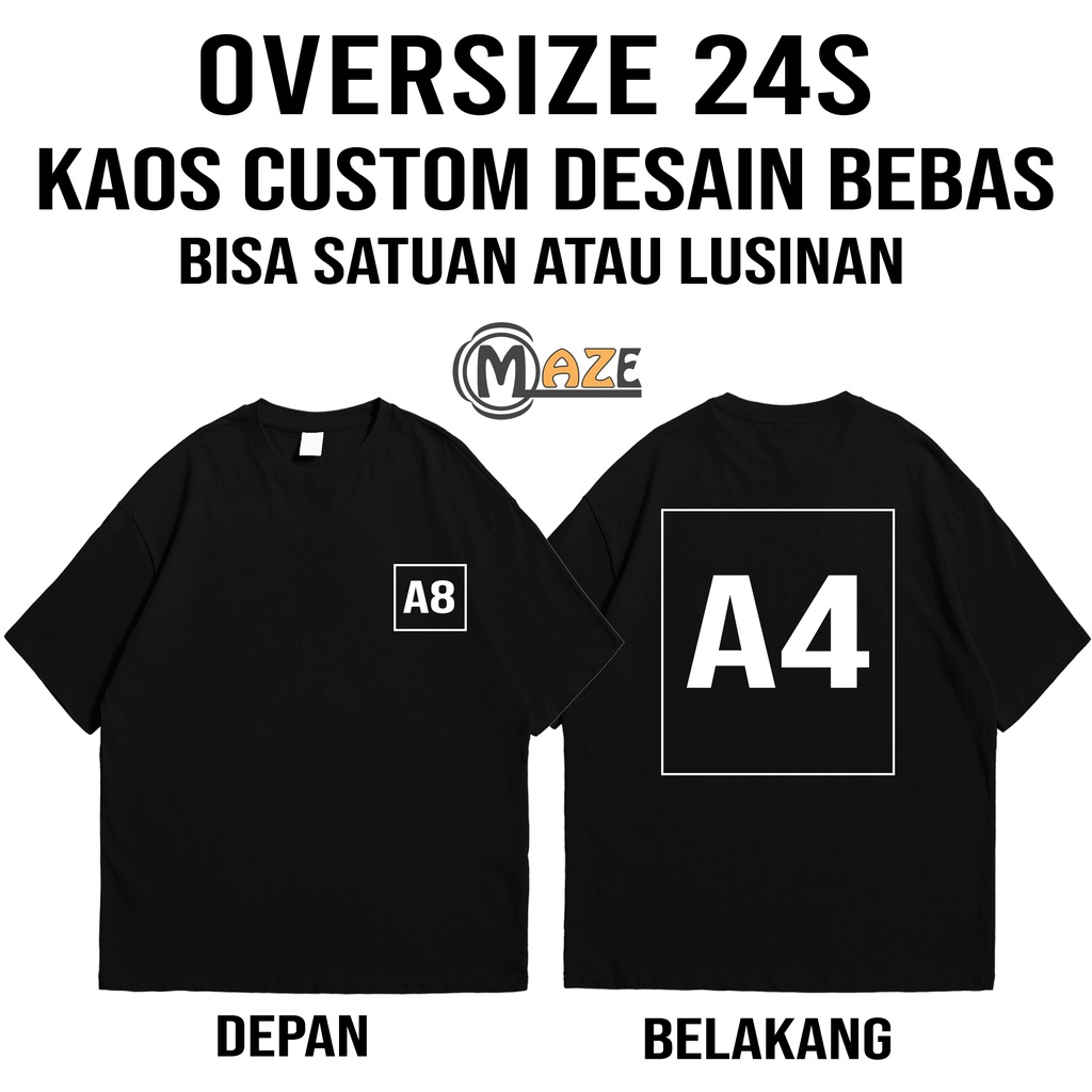 Jual Cod Kaos Oversize Kaos Custom Kaos Custom Foto Kaos Desain