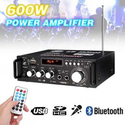 Taffware Bluetooth EQ Audio Amplifier Karaoke FM Radio 600W - AV-298BT TitanGadget