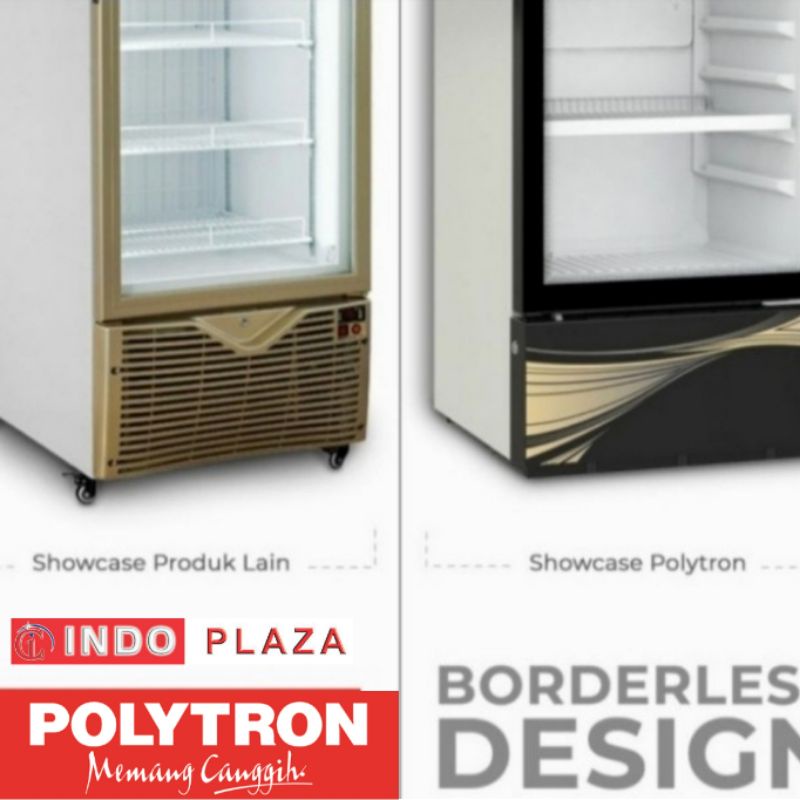 POLYTRON Showcase 180 Liter SCN 187 Borderless