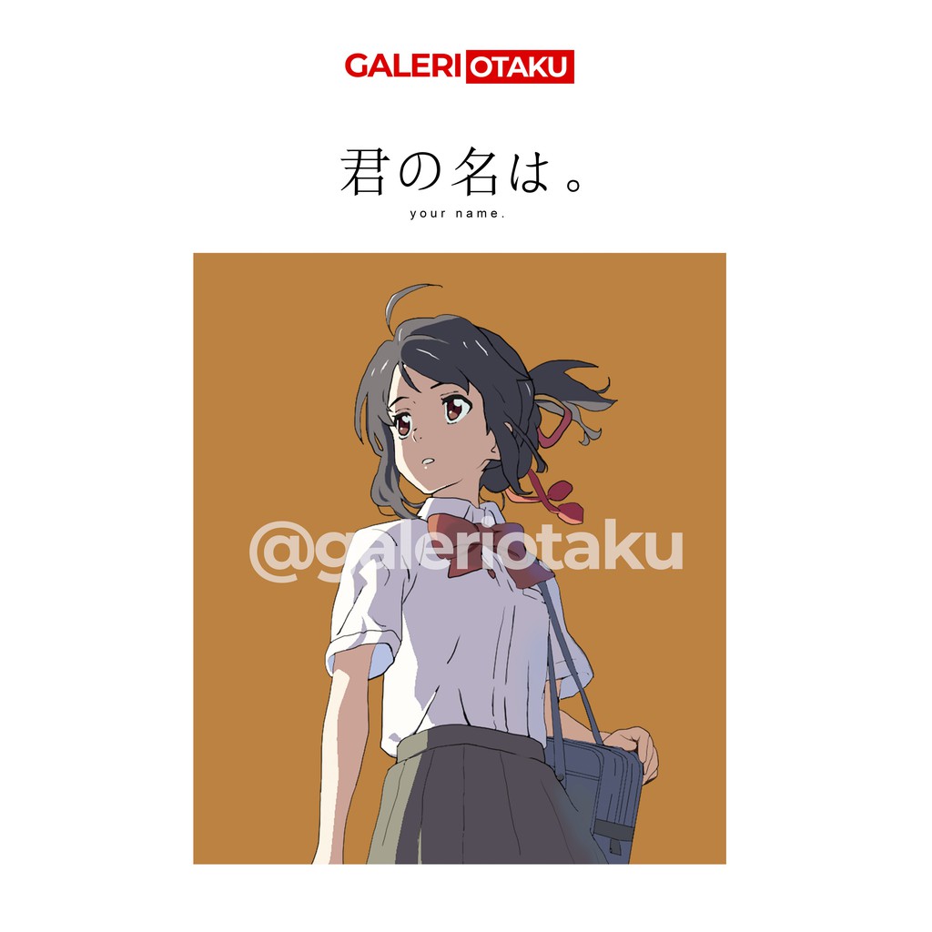 SALE TOTE BAG KANVAS COUPLE ANIME KIMI NO NAWA / YOUR NAME / MITSUHA / TOTE BAG COUPLE