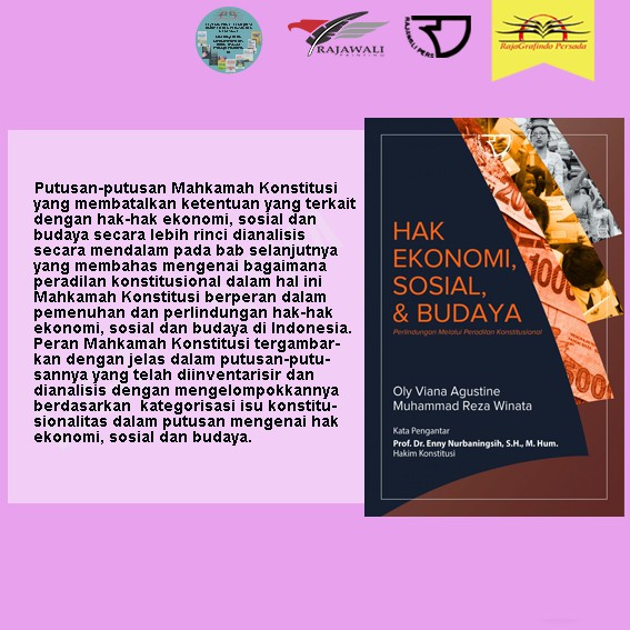 HAK EKONOMI, SOSIAL, DAN BUDAYA Perlindungan melalui Peradilan Konstitusional