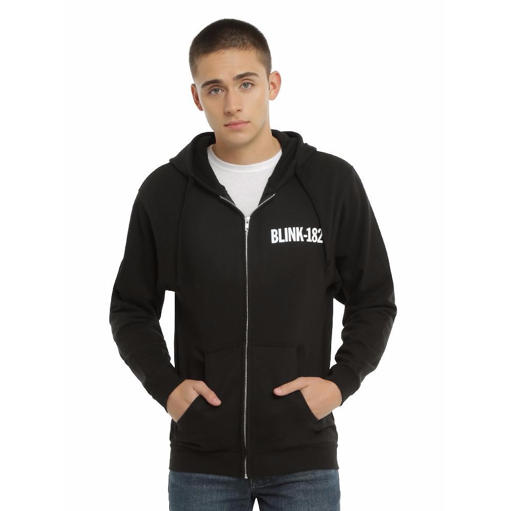 sweater zipper hoodie blink 182