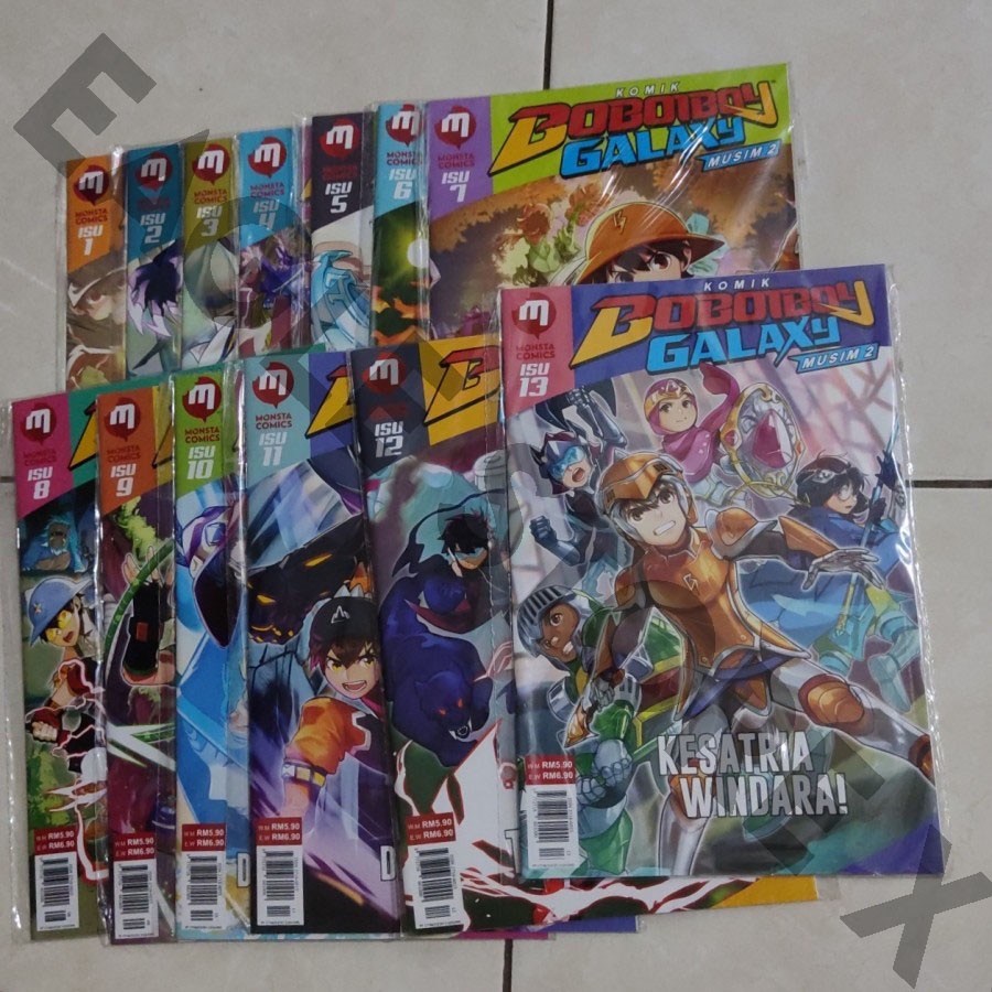 Paket Bundle : Komik Boboiboy Galaxy Musim 2 Isu 1 - 13