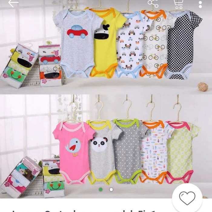 bodysuits Jumper bayi bordir karakter Flower cart baju bayi Reliwear