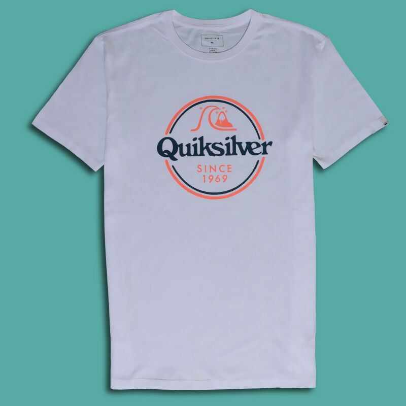Kaos Quiksilver Words Remain Short Sleeve Original.#quiksilver #kaosori#ori