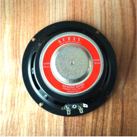 ORIGINAL Speaker 6 Inch 8 Ohm 200 Watt Audax Woofer AX-6050 WPB8 6in