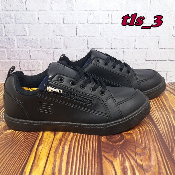 SEPATU SEKOLAH SD MURAH MERK ANDO SEPATU HITAM POLOS LAKI PEREMPUAN 33-36