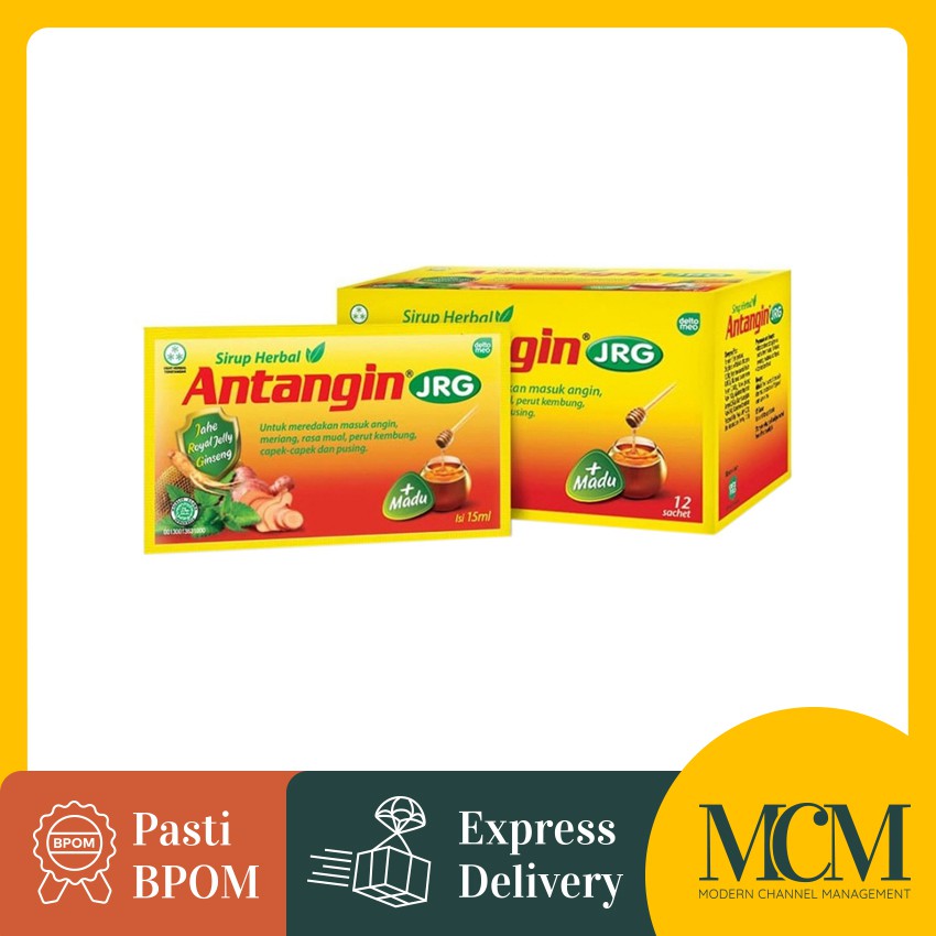 

Antangin Sirup JRG - 12 Sachet - Obat Masuk Angin