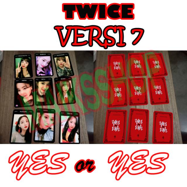 Twice Yes or Yes Photocard Kpop