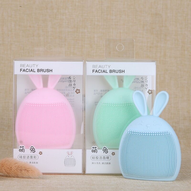 Silicone cleaning brush cleansing instrument washing face facial exfoliating brush skin scrub clean facial cleaning tool