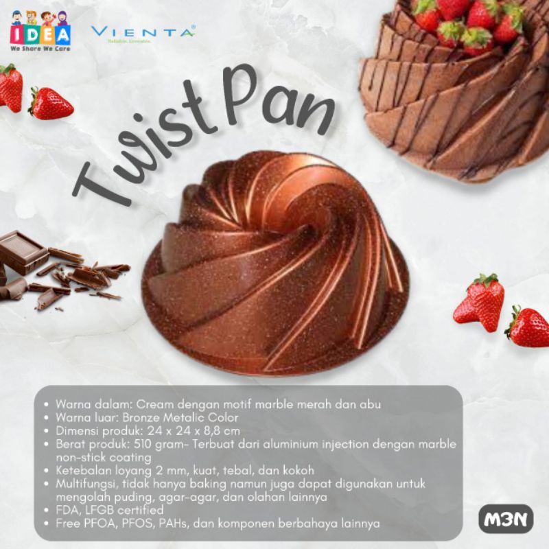 [Ready] Twist Pan Loyang Premium Vienta