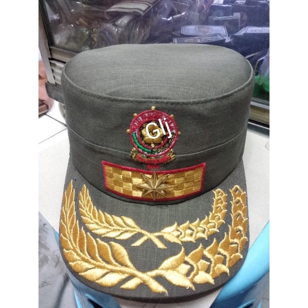 Topi komando POL PP GOL 4C/kasat,free nama