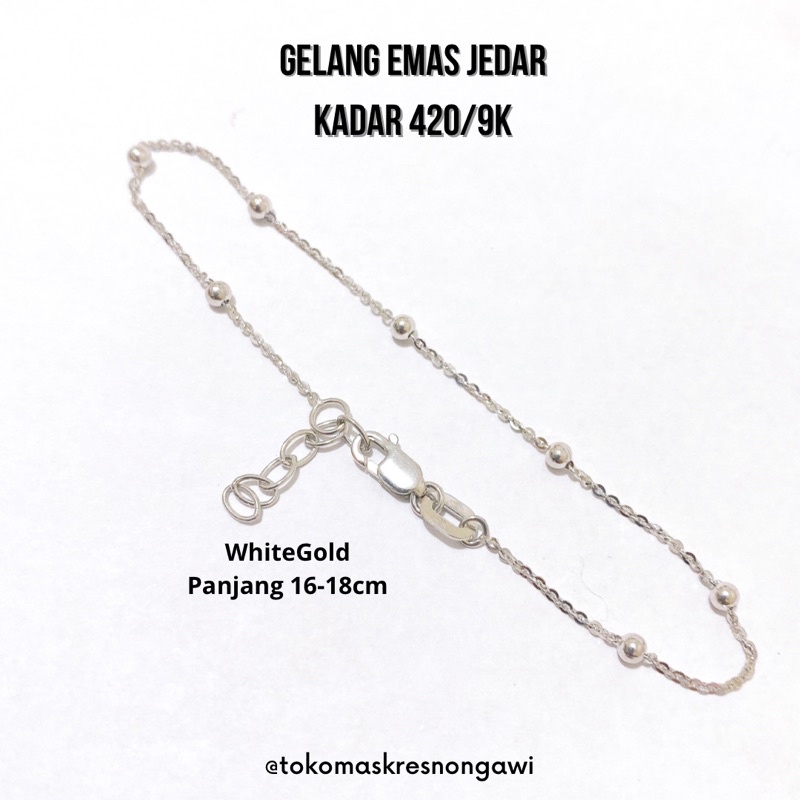 Gelang emas Jedar kadar 420/9K BESTSELLER TERMURAH