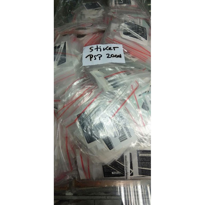 stiker barcode PSP seri 1000, 2000, 3000
