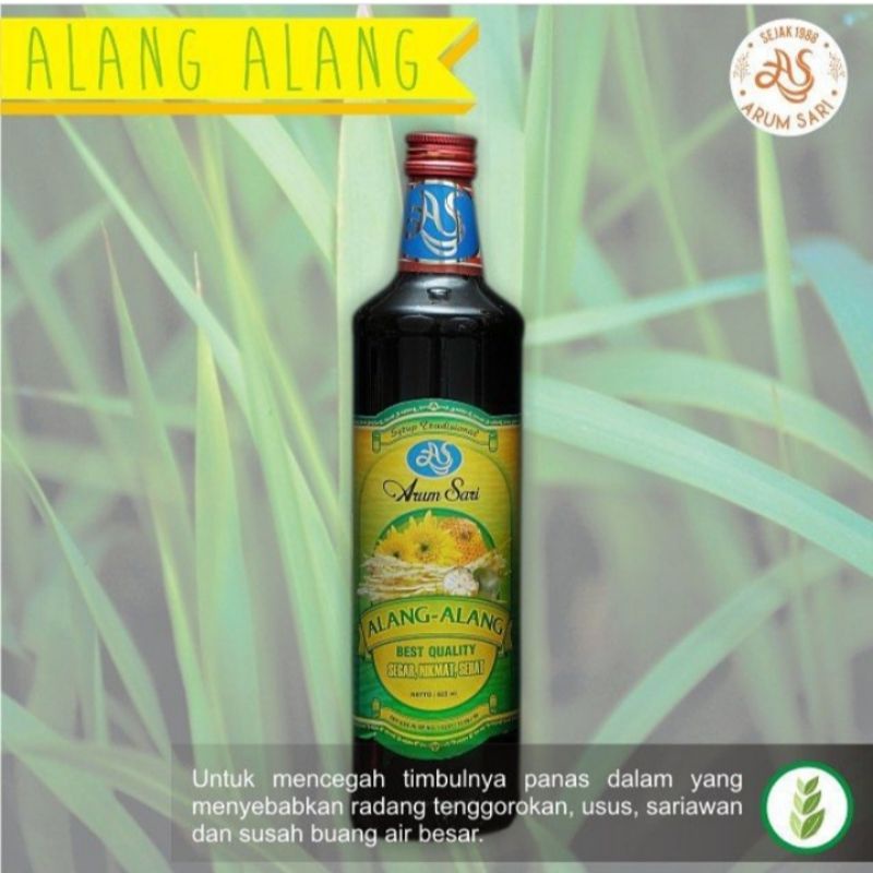 

Arum Sari - Sirup Alang Alang - Sirup Tradisional Alang Alang - mencegah timbulnya panas dalam