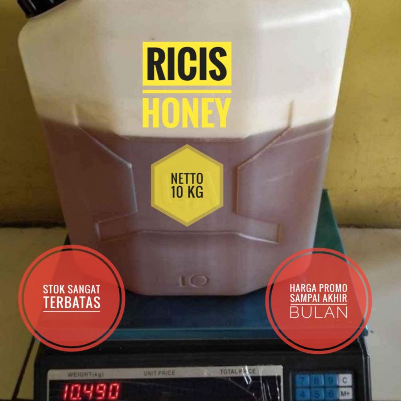 [[10 kg ]]Madu asli Madu multiflora Madu ternak Madu mentah Raw honey