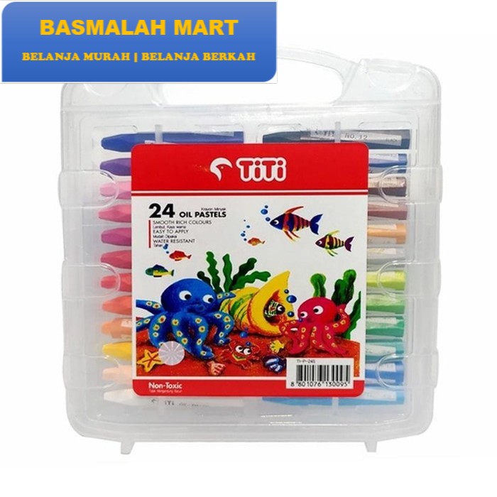 

Oil Pastel Krayon Minyak Joyko TiTi OP-24S 24 Warna Colors