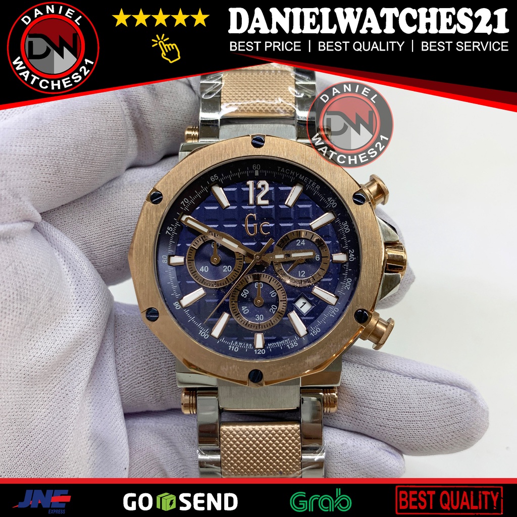JAM TANGAN MODEL GC SPIRIT Y53005G2MF TWO-TONE BLUE DIAL