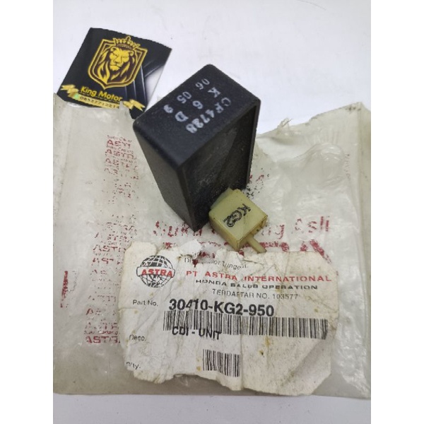 Cdi unit assy CDI pengapian GL Pro Neotech GL Max Black Engine Original Astra Honda Japan