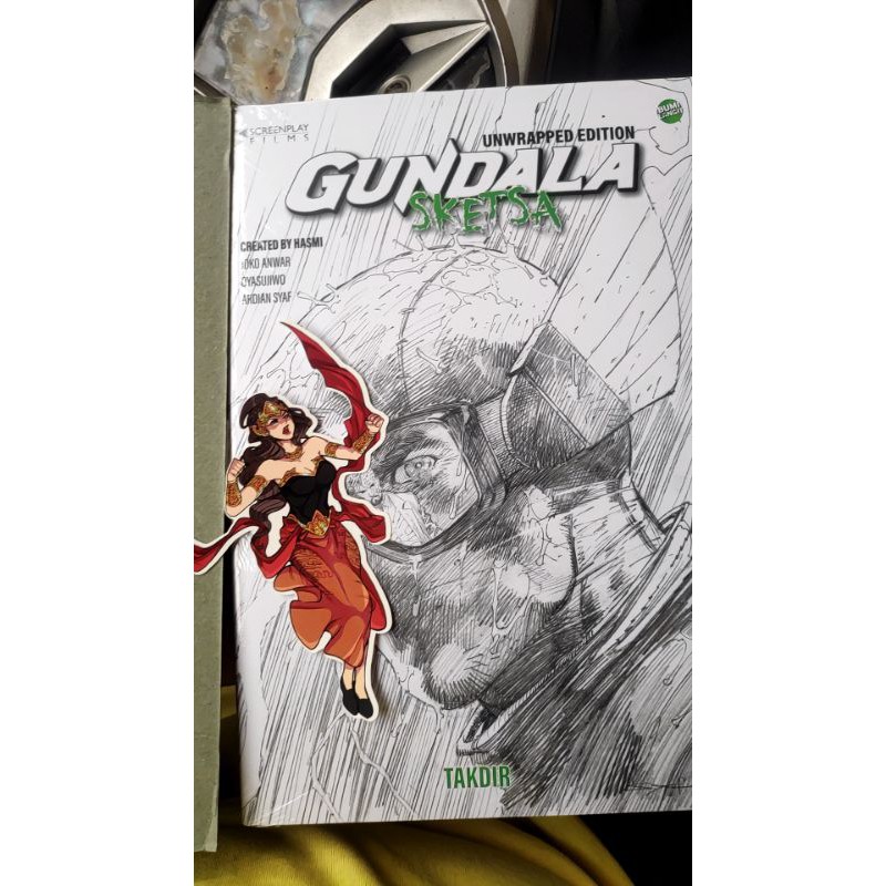 Komik Gundala Edisi Sketsa Unwrapped
