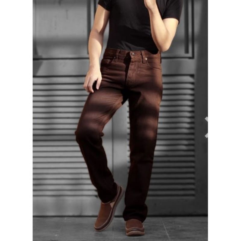 [HARGA PROMO!] CELANA JEANS PRIA STANDART - CELANA JEANS WRANGLE'R STRAIGHT CUT - CELANA JEANS PRIA