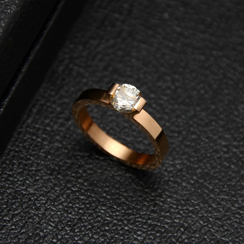 SALE / OBRAL Cincin Titanium Mini Korea Wanita Fashion CK034 rose gold cocok hadiah