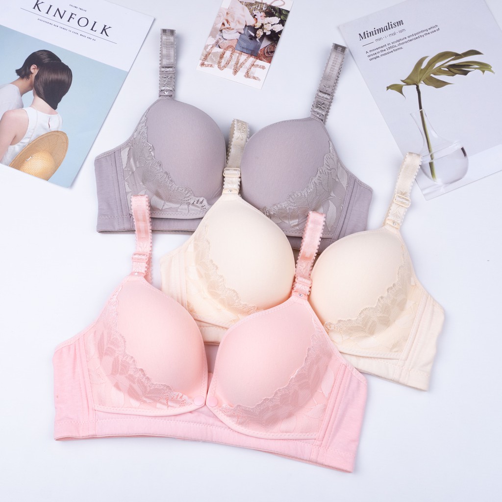 BEE - Bra Bh Menyusui Nursing Bra Tanpa Kawat / Maternity Bra / Bra Ibu Hamil JIENILAN