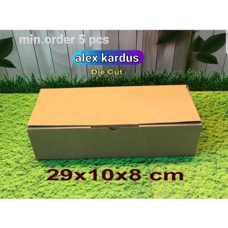 

Kardus Box uk. 29x10x8 cm Kotak Karton Die Cut
