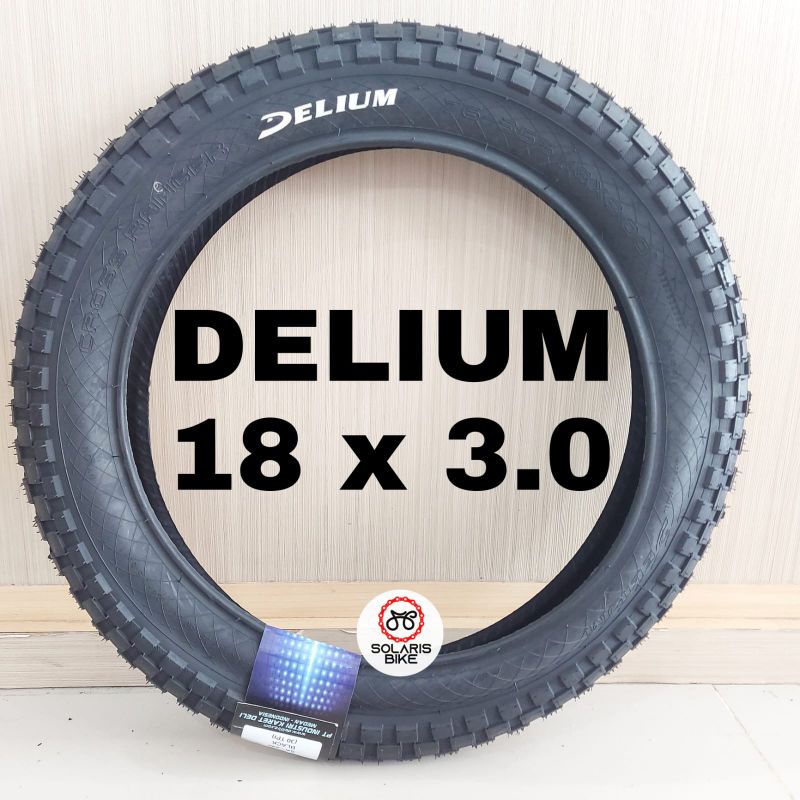 Ban Luar Sepeda BMX Fatbike Ban Besar 18 x 3.0 Delium