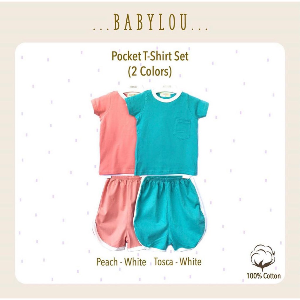 Babylou Pocket T Shirt Set