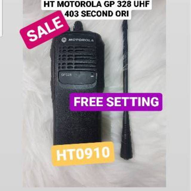 HT MOTOROLA GP 328 UHF 400 SECOND ORIGINAL LITHIUM BATERAI