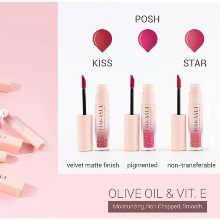 HANASUI MATTEDORABLE LIPCREAM 01-16