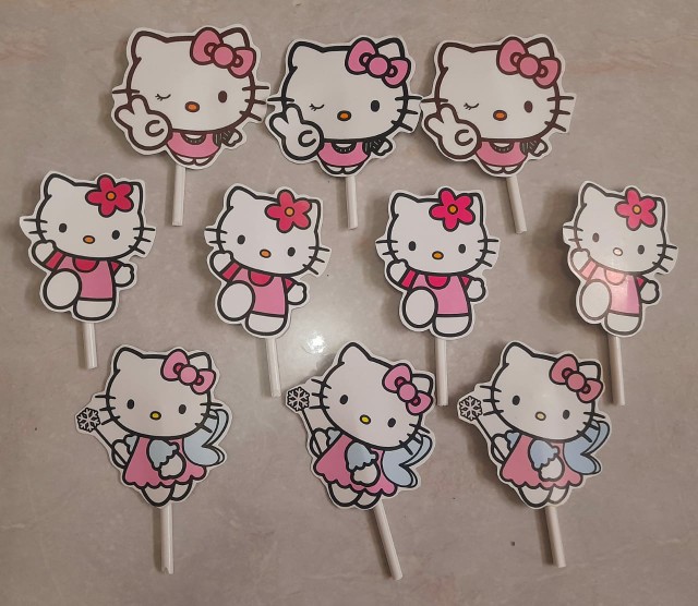 Printable Topper Cupcake Bulat