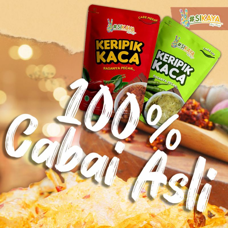 

Kakarak Food sikaya Keripik Kaca / Kripik Kaca 100gr