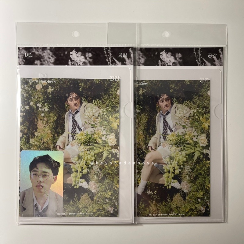 READY STOCK SEALED EXO D.O DO KYUNGSOO MD EMPATHY POSTCARD + PC PHOTOCARD HOLOGRAM
