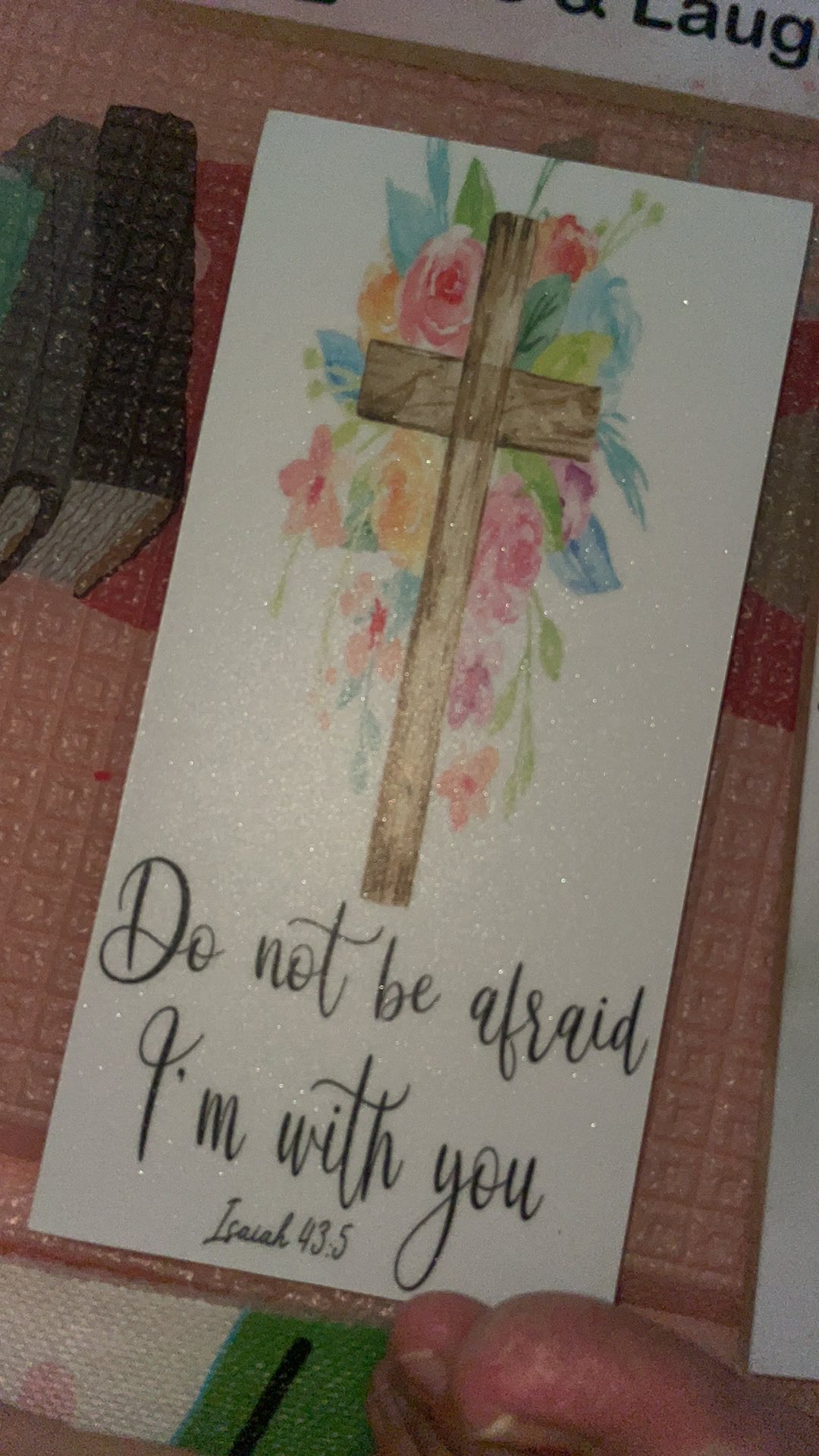 Hiasandinding/rohani/kristen/katolik/bibleverse/posterkayu