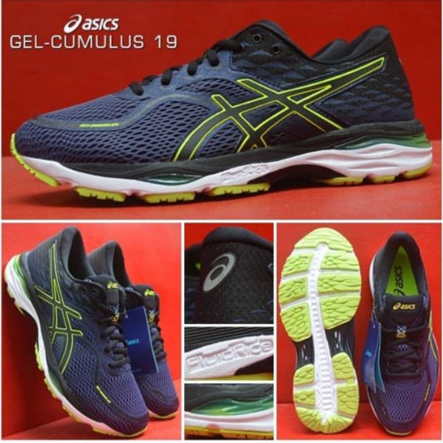 asics gel cumulus 19 indigo blue