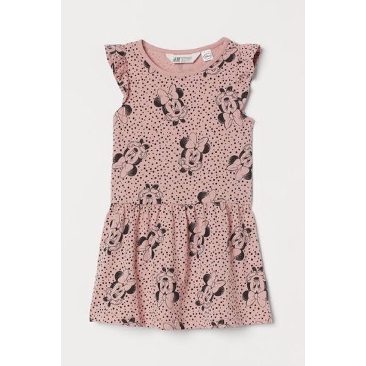 H&M Sale - Printed Dress Minnie Mouse Pink