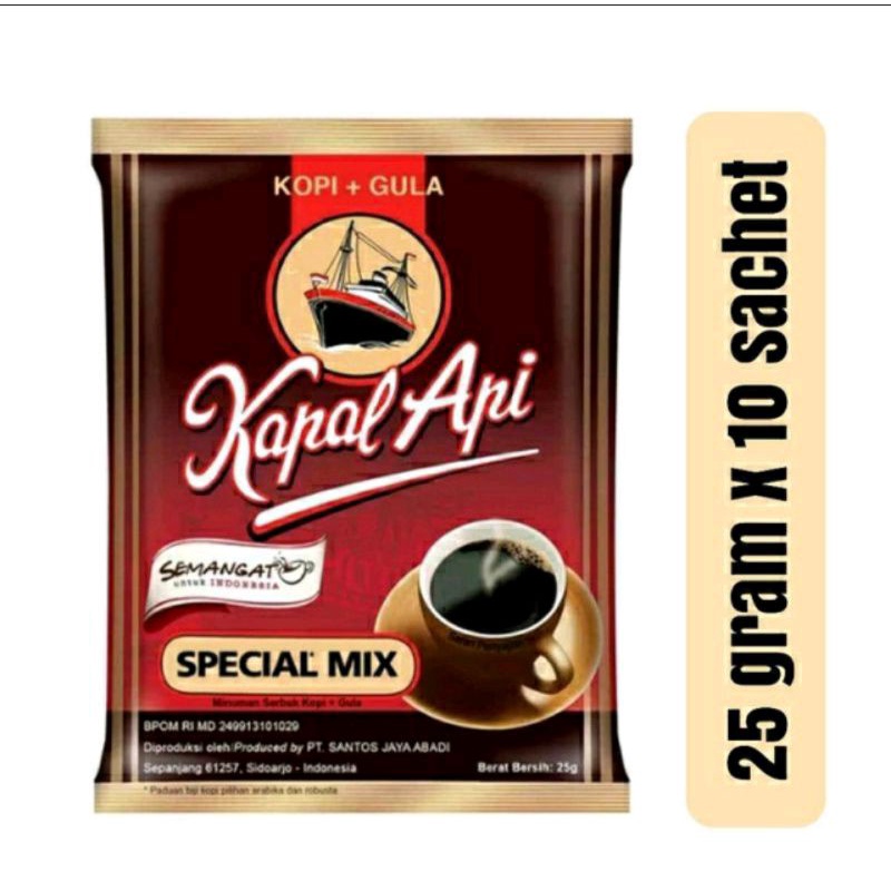 

kopi kapal api special mix 10 sachet