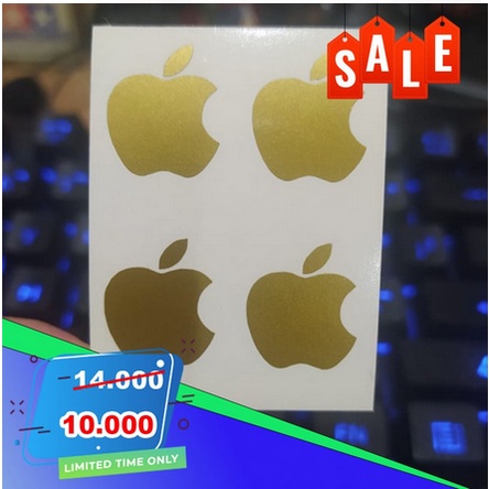 Stiker logo Apple iPhone 6 7 PLUS + X home button sticker berkualitas