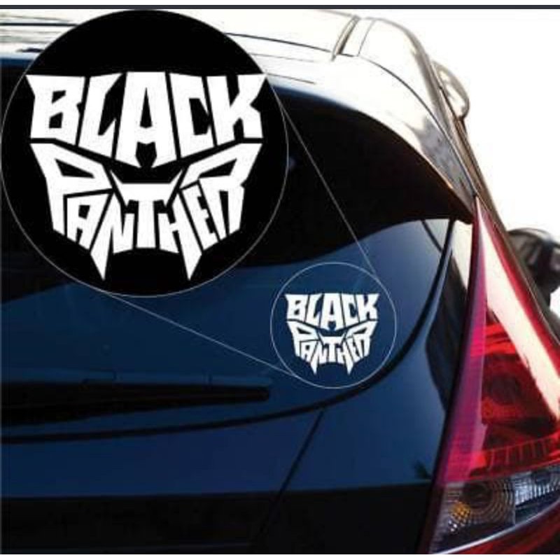 Stiker Mobil Laptop Black Panther Kualitas Terbaik