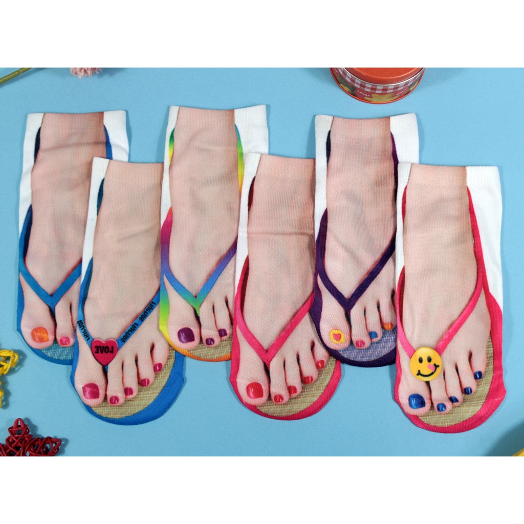 KAOS KAKI 3D MODEL SANDAL ANTI BURIK KAOS KAKI 3D ANTI BURIK DEWASA / KAOS KAKI KEKINIAN IMPORT / KAOS KAKI ANTI fw 761 lds